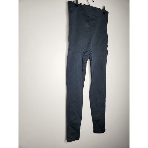 Blanqi Everyday Seamless Belly Support Maternity Leggings Large Dark blue gray‎ - Picture 4 of 7